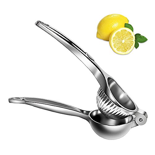 Manual Lemon Citrus Lime Juicer,Kuger Squeezer Press with Premium Quality Stainless Steel (Big) - Thumbnail 5