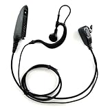 Zeadio® G Shape Earpiece Headset PTT for Motorola Multipin Radio Ht750 Ht1250 Ht1250ls Ht1550 Ht1550xls Mt850 Mt850ls Mt950 Mt8250 Mt8250ls Mt9250 Etc.