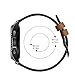 OXWALLEN Compatible with Samsung Active/Active 2, Samsung Galaxy Watch 42mm, Gear Sport, Vivoactive 3 Quick Release Watch Band, fit 20mm Mens Watches - Retro Brown/Black