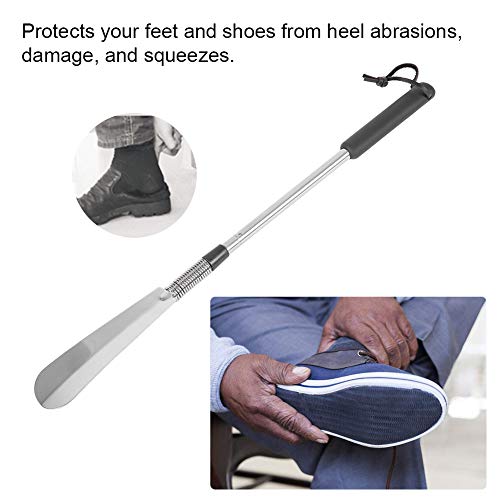 Telescopic Spring Shoe Horn - Dewin Stainless Steel Shoe Lifter for Elderly People, Shoe Accessory