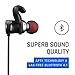 AC M2 Magnetic Wireless Earbuds Bluetooth Headphones Sport in-Ear IPX 4 Sweatproof Earphones with Mic (Super Sound Quality Bluetooth 4.1, aptx, 8 Hours Play Time, Secure Fit Design) (Black)