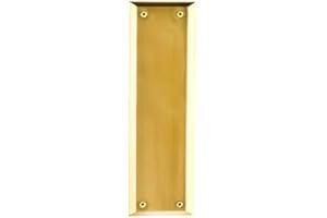 Nostalgic Warehouse New York Push Plate, Polished Brass