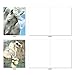 The Best Card Company - 10 Mixed Set Horse Note Cards Blank (4 x 5.12 Inch) - Wildlife, Animal Assorted Boxed Bulk Pack - Horses | Magnificent Manes M4601OCB-B1x10