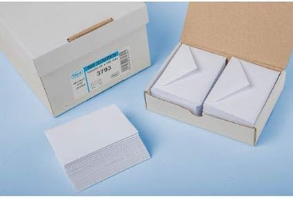 CAJA 500 SOBRE CLASICO 3793 70X105 TARJETA VISITA: Amazon.es: Oficina y papelería