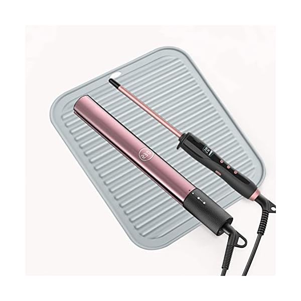 Heat-Resistant-Mat-for-Hair-Straighteners-Silicone-Hair-Straightener-Heat-Mat-High-Temperature-Proof-Mat-for-Curling-Wands-Heat-Protection-Mat-for-Home-Salon-Styling-Tools Heat Mat for Hair Straighteners, Silicone Heat Resistan Mat for Curling Wands, Heat Proof Mat Straighteners High…