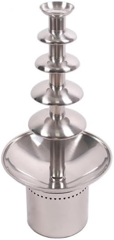 31.5" 80CM FIVE TIERS LUXURY WATERFALL COMMERCIAL CHOCOLATE FOUNTAIN
