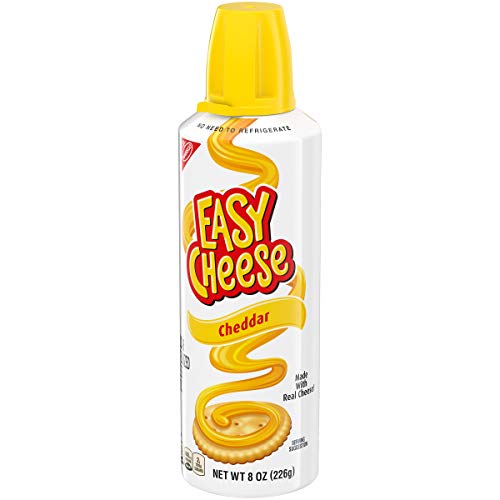 EASY CHEESE CHEDDAR CHEESE SNACK, 8 OZ