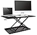 Stand Up Desk Store AirRise Adjustable Height Standing Desk Converter Monitor Stand (Black, 29