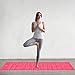NewMe Fitness Instructional Yoga Mat, Pink, Printed w/ 70 Illustrated Poses, 24″ Wide x 68″ Long, for Women & Men : Non Slip, Eco Friendly PVC, Non Toxic : for Home or Gym : 5mm Thickthumb 4