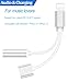 Lightning Jack to 3.5mm Headphone Audio +Charger Adapter for iPhone X/7//7P/8/8P/10 to 3.5mm Headphone .Aux Earphone Jack Adapter Connection Accessories Cable Converter.Support iOS10.3/11 or Later