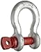 Crosby Screw Pin Anchor Shackle Carbon Steel, Galvanized, 6-1/2 Ton WLL, 7/8