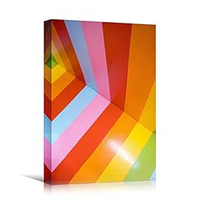 signwin Canvas Wall Art Geometrical Patterns Abstract Colorful...