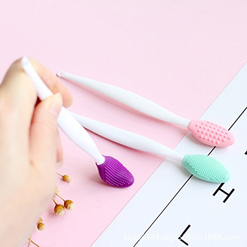 MissLytton Dog Toothbrush, Pet Cat Finger Toothbrush and Double-sided Soft Silicone Brushes Kit, Sensitive Dental Hygiene Care Brush Keeps Teeth Gums Clean, Healthy (6PCS) - Thumbnail 2