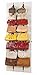 Purse Rack Over the Door Closet Organizer 2 pack for Bags & Handbags. Best Bag Holder Storage for Purses with Doors Crossover System with a Hook for Each Bag.Ideal Organization instead of Hangers