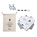Baby Bandana Drool Bibs by MiiYoung + BPA Free Silicone Teethers with Pacifier Clip + Reusable Gift Bag, Pack of 8 Premium Quality for Boys or Girls, Excellent Baby Shower Registry Gift