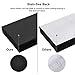 Valdler Velvet 7 Slots Ring Earrings Trays Showcase Display Jewelry Organizer Black