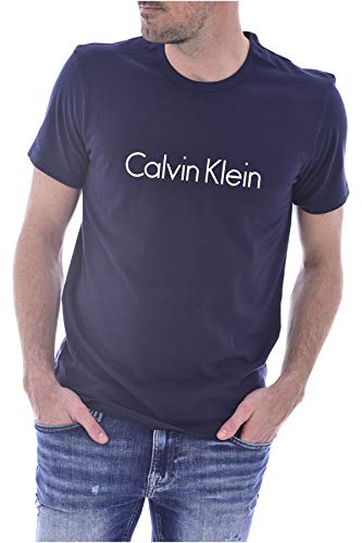 Calvin Klein S/S Crew Neck Maglietta, Ombra Blu, X-Large Uomo | Prezzo.it