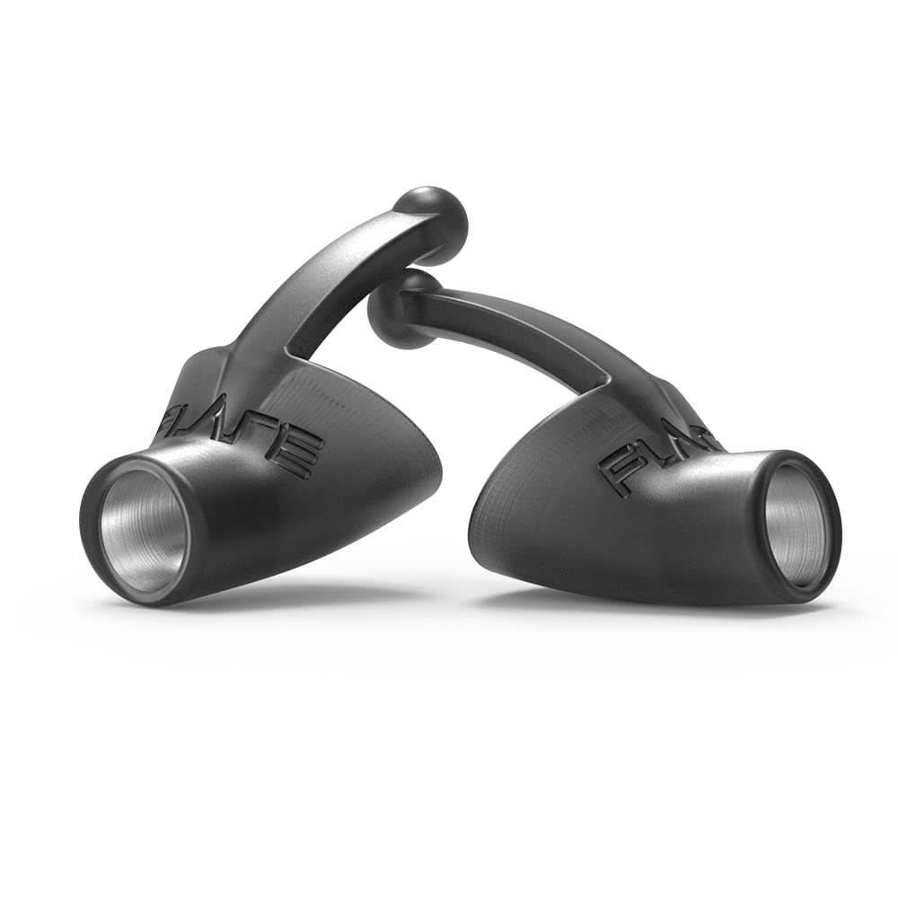 Flare Calmer Pro Mini | Ear Plugs Alternative | Daily Noise Relief | Sound Sensitivity | Stress Relief | No Muffling | Improve Wellbeing | Comfy, Reusable, Soft Silicone Earplugs | Black Ice