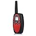 Kids Walkie Talkies FLOUREON Walkie Talkie for Kid 22 Channel Two Way Radios Long Range 3000M (MAX 5000M Open Field) UHF Handheld Outdoor Walkie Talkies(Red)