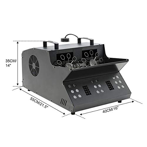 Tengchang 3 in 1 DMX Stage Machine 18 RGB LEDs Fog Machine Bubble Machine Stage Party Event Lighting