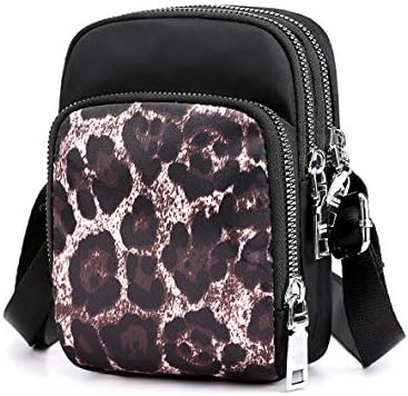 Waterproof Phone Pouch Small Crossbody Bags 3 Layers Compartments Hold Cellphone Travelon Anti Theft Zip Closure Pocket