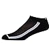 Fila Mens No Show Socks 6 Pack Mesh with Arch (Black, 13-15)