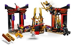 lego ninjago duelo en la sala del trono