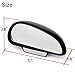 YASOKRO 360 degree adjustable Wide Angle Side Rear Mirrors blind spot Snap way rear view mirror universal (Right, Black)