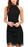 Zalalus Women's Cocktail Dress High Neck Lace Dresses for Special Occasions