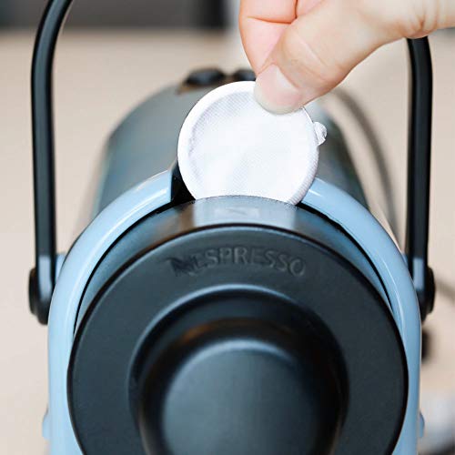 Fesjoy Füllbare Kaffeekapseln aus Edelstahl Set Wiederverwendbarer Filterkit für Kaffeekapseln mit 100 Stück… – Bild 5