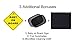 Baby Car Mirror for Back Seat (Fully Assembled) - BONUS Pair of Sunshades, Baby on Board Sign, Microfiber Cleaning Cloth