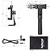 Smartphone Video Recording Stabilizer Kit, Clip-on Lavalier Microphone Laple Mic + Phone Hand Grip Holder Rig Compatible for iPhone Samsung YouTube Livestream Vlog Interview -3.5mm Jack/ 1.5m Cord