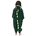 Silver Lilly Kids Dinosaur Animal Costume - Children Plush One Piece Pajamas (5T - 8 Youth)