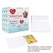 MOMONI Premium 42 Piece Valentines day cootie catcher cards game with envelopes- Perfect for kids valentine day cards, school classroom games, classroom exchange party favor, valentines goody bag treat fillers