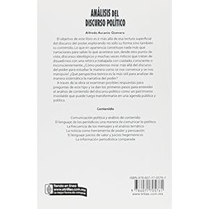 Analisis del discurso politico / Political discourse analysis (Spanish Edition)