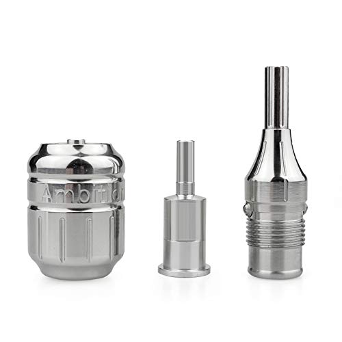 CNC Medical Grade 316 Stainless Steel Adjustable Needle Cartridge Grip 32mm Autoclavable