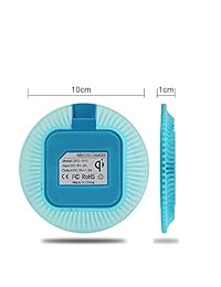 Qi Qi   Cargador inalámbrico 2 en 1 para iPhone 7, incluye base de carga Qi inalámbrica