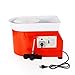 25CM Pottery Wheel Pottery Forming Machine 350W Electric Pottery Wheel DIY Clay Tool Ceramic Machine Work Clay Art Craft DIY (Orange)