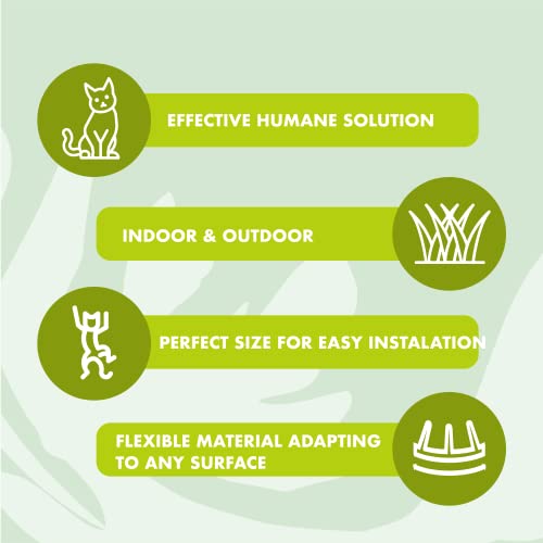 Homarden Cat Deterrent Outdoor Mat Pet Deterrent Mats for Cats and