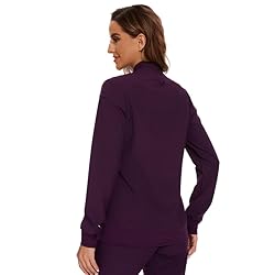 COZYFIT Scrub Jackets for Woman, Zip Front Nurse