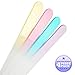Bona Fide Beauty Genuine Czech Crystal Glass Nail Files - Gentle Nail Care - Designed for Regular Use - File in Any Direction