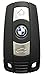 Keyless Entry Remote Control Car Key Fob Case for BMW 3 5 Series BMW X5 BMW X6 BMW Z4 Replacement Key Cover