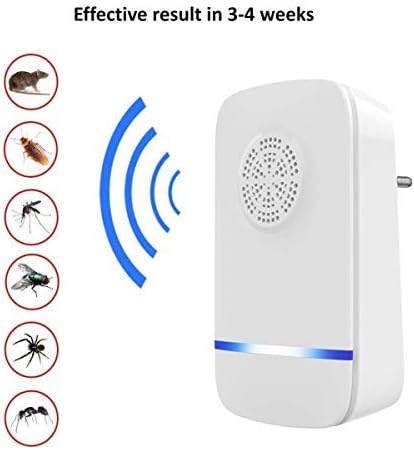 EVERCHOICE Tdas Ultrasonic Pest Control Repeller Killer Repellent Machine (White, 10 cm)