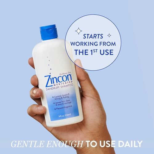 Zincon Medicated Dandruff Shampoo, 8 Fluid Ounce