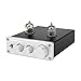 AIYIMA Audio 6J1 Tube Preamplifier HiFi Treble & Bass Adjustment Audio Preamp DC12V Stereo Tube Amplifier Preamp NE5532P Chips for Home Theater System(Tube-A3,Silver)thumb 1