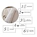 DOWNCOOL Memory Fiber Filling Body Pillow- Removable Zippered Bamboo Outer Pillow Cover- Breathable Cooling Hypoallergenic Bed Pillow for Long Side Sleeper- 20 x 54 inch