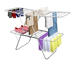 Brookstone [2 Tier [Double Spaced] Foldable Clothes