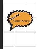 Blank Cartoon Creator With Manga Tiles - Empty Comic Maker With Own Character: Make Your Own Comic B by ZenWerkz