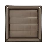 Lambro Industries 361B 6" Brown Plastic Louver Vent