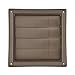 Lambro Industries 361B 6" Brown Plastic Louver Vent
